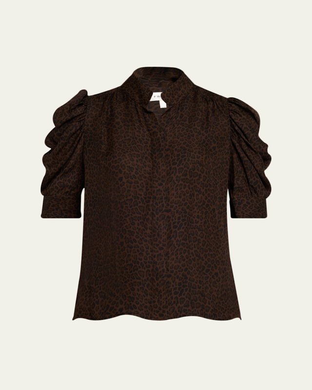 The Leopard Gillian Top